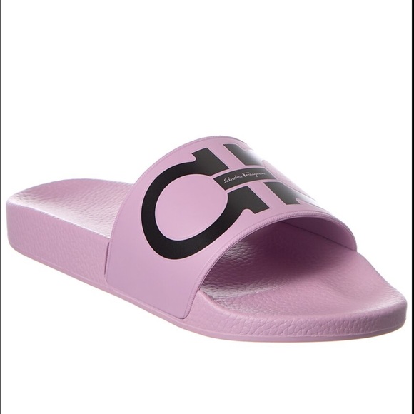 Salvatore Ferragamo “Groove 2 Gancini” Slides – Lilac 💜✨ - Picture 3 of 10